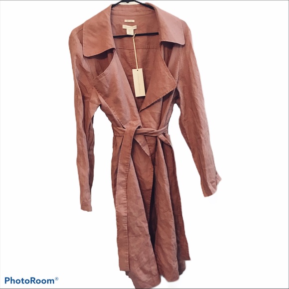 Catherine Malandrino Jackets & Blazers - New Catherine Malandrino Rose 100% Linen Jacket!